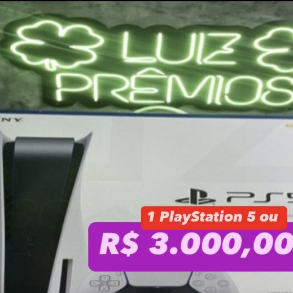 R$ 3 MIL OU 1 PLAYSTATION 5